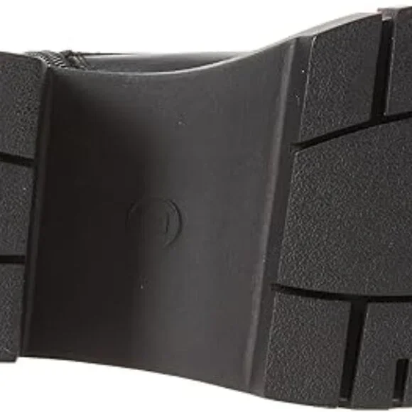 The Drop Women's Koi Buckle Lace Up Black Platform Combat Boots - Size 8 - Picture 5 of 6